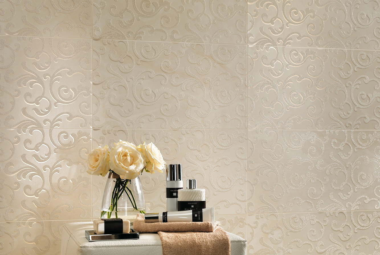 Элегантный узор декоров MARVEL CHAMPAGNE DAMASK.