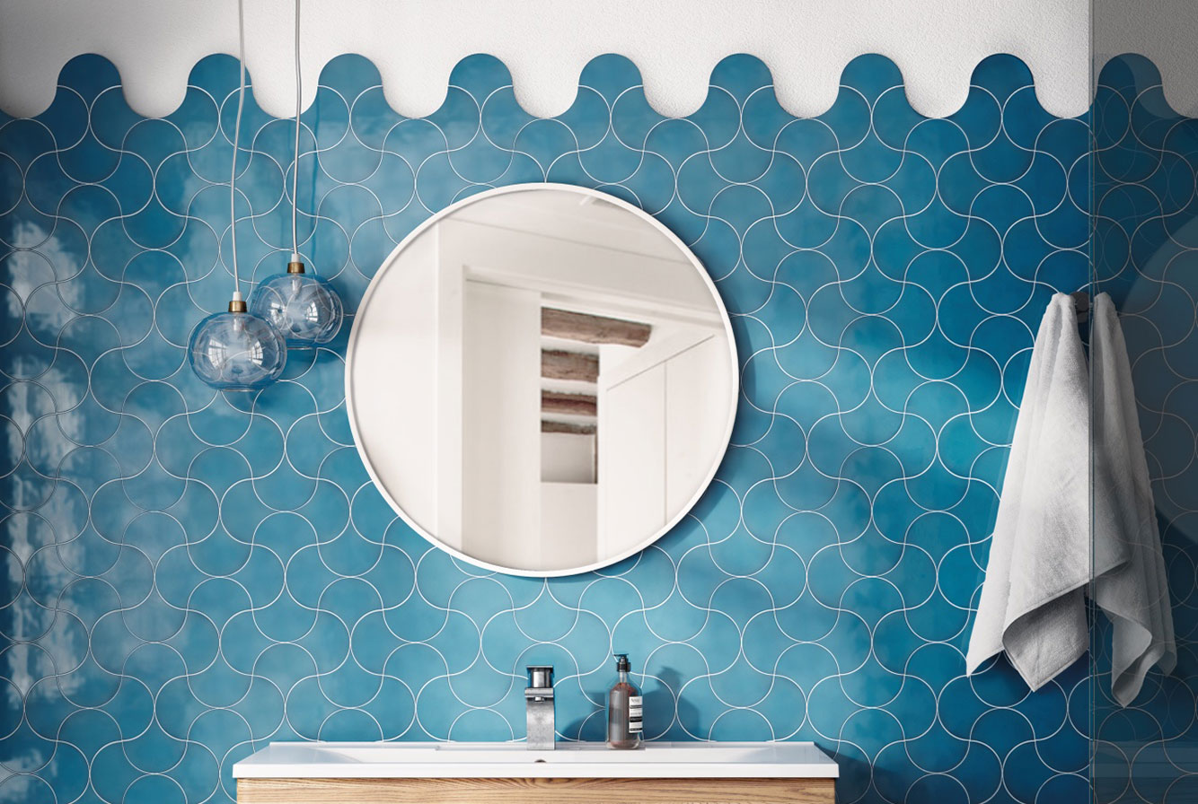 SCALE FAN ELECTRIC BLUE